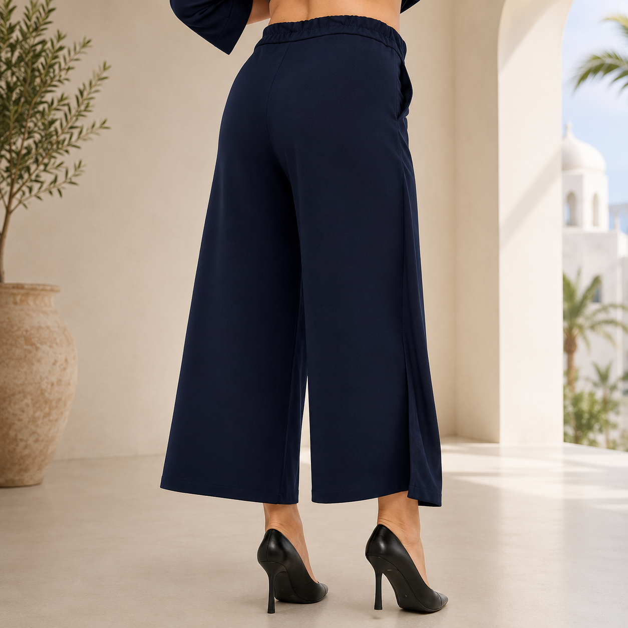 ENSEMBLE MARRON BLEU